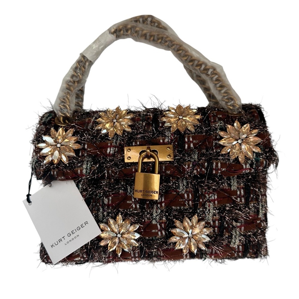 NWT Kurt Geiger London Mini Brixton Lock Bag